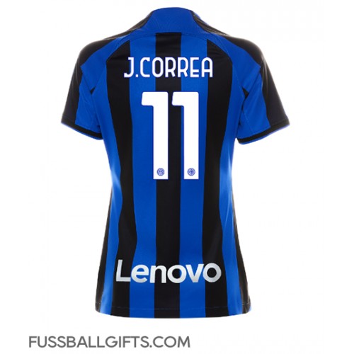 Inter Milan Joaquin Correa #11 Fußballbekleidung Heimtrikot Damen 2022-23 Kurzarm